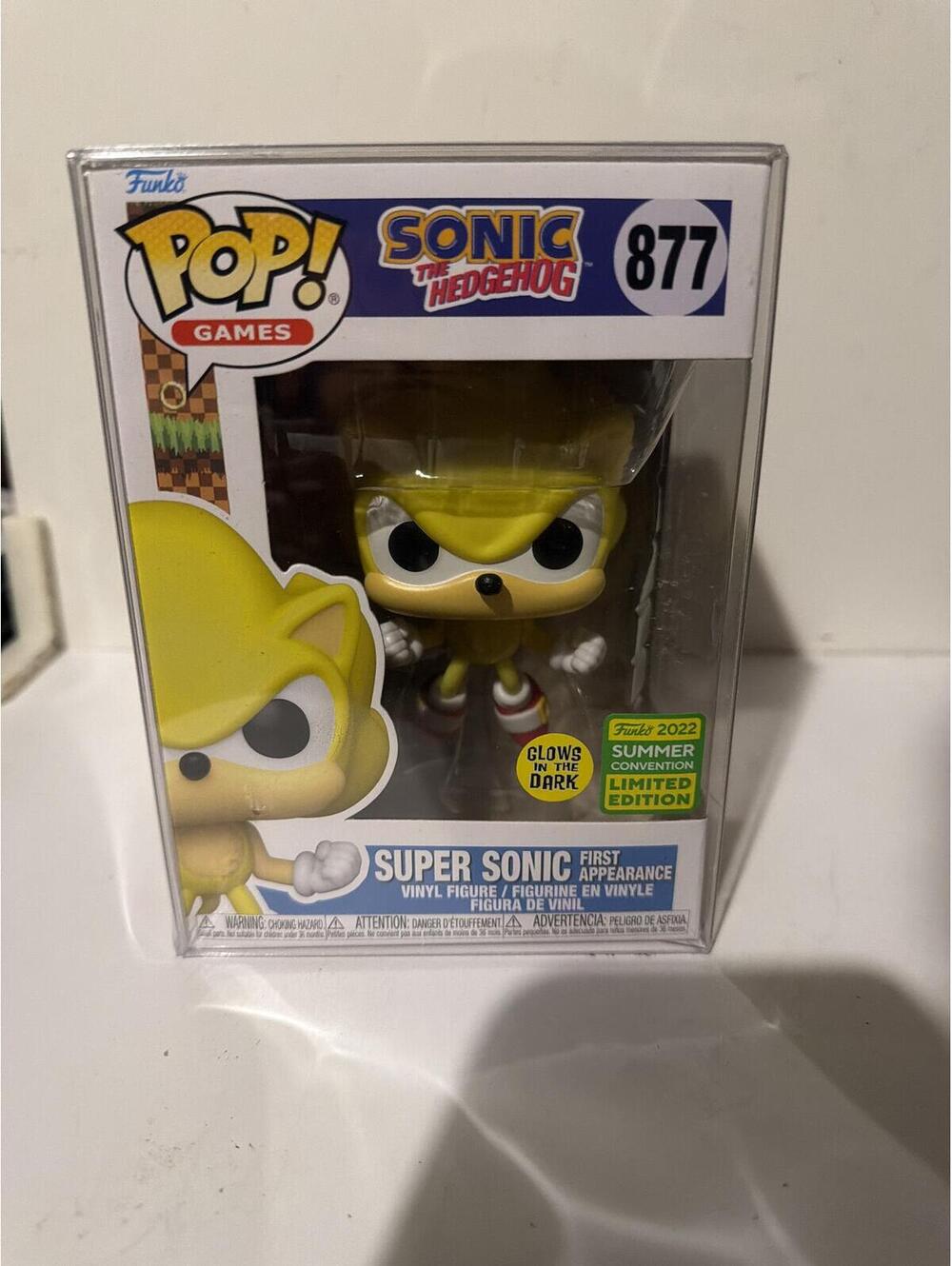 Funko Pop! Games Sonic the Hedgehog #877 Super Sonic Vinyl